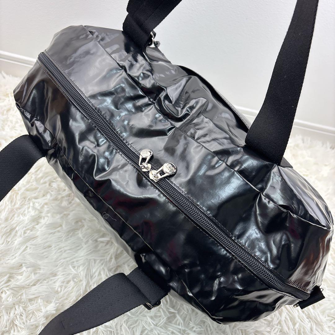美品✨jack gommeジャックゴム ボストン 黒 Light ポーチ付