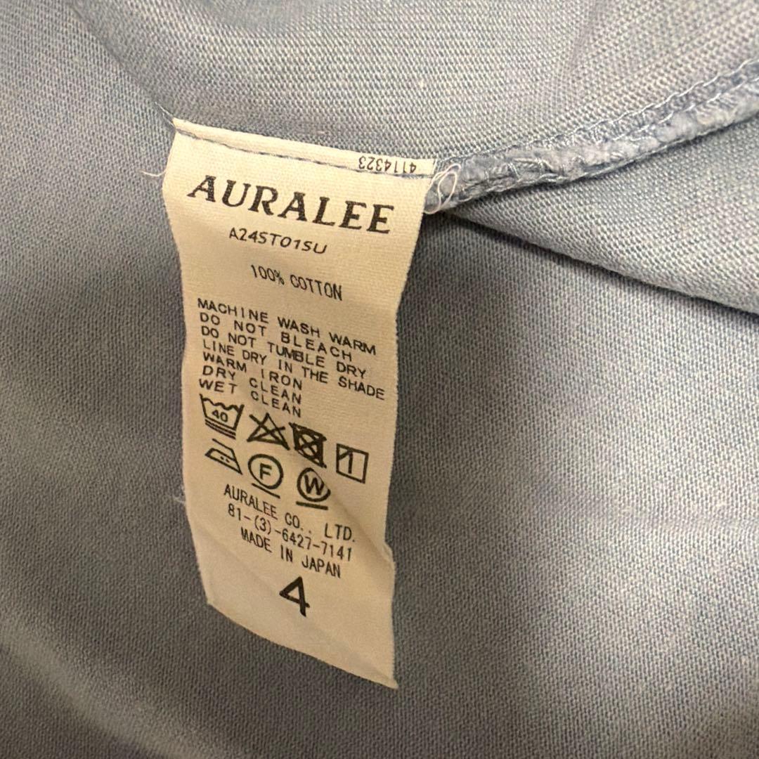 【24SS】AURALEE HEAVY WEIGHT POCKET T 4