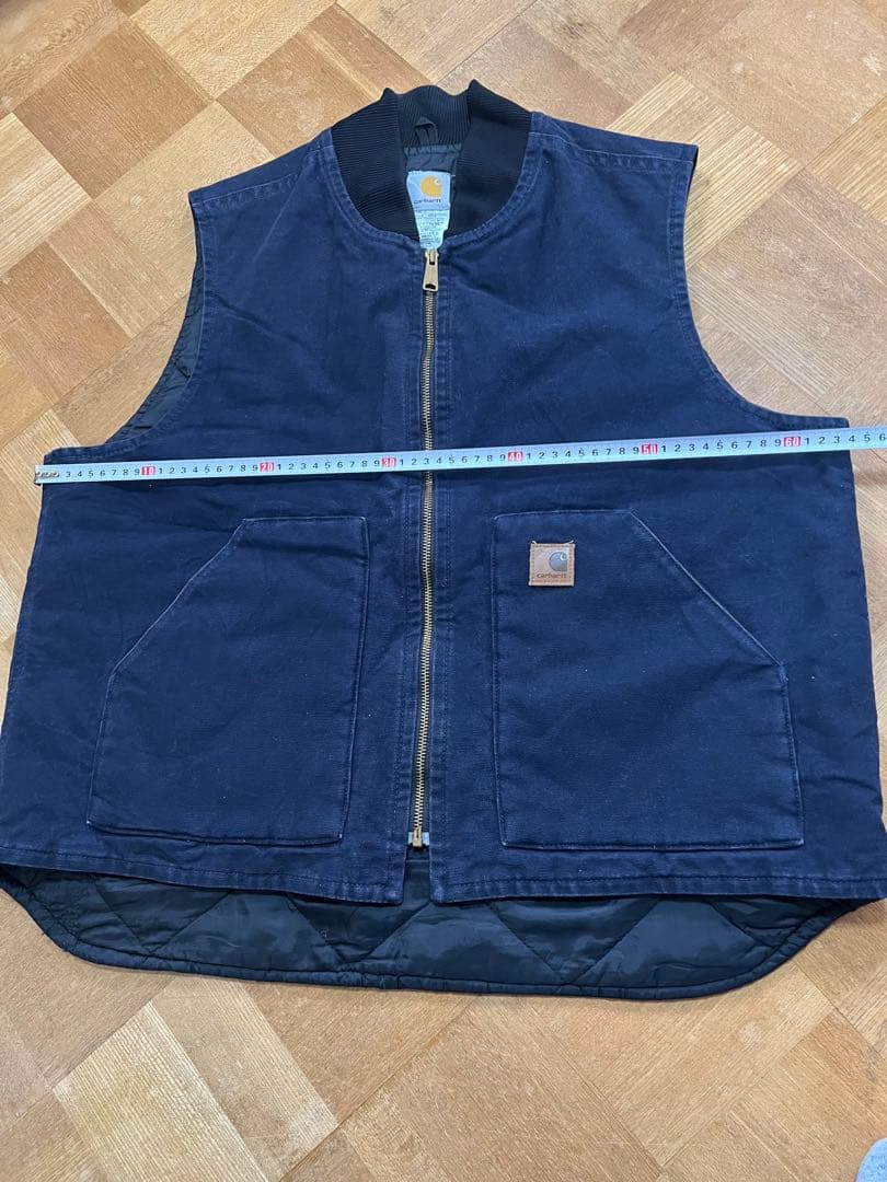 Carhartt ネイビー ダックベスト XL