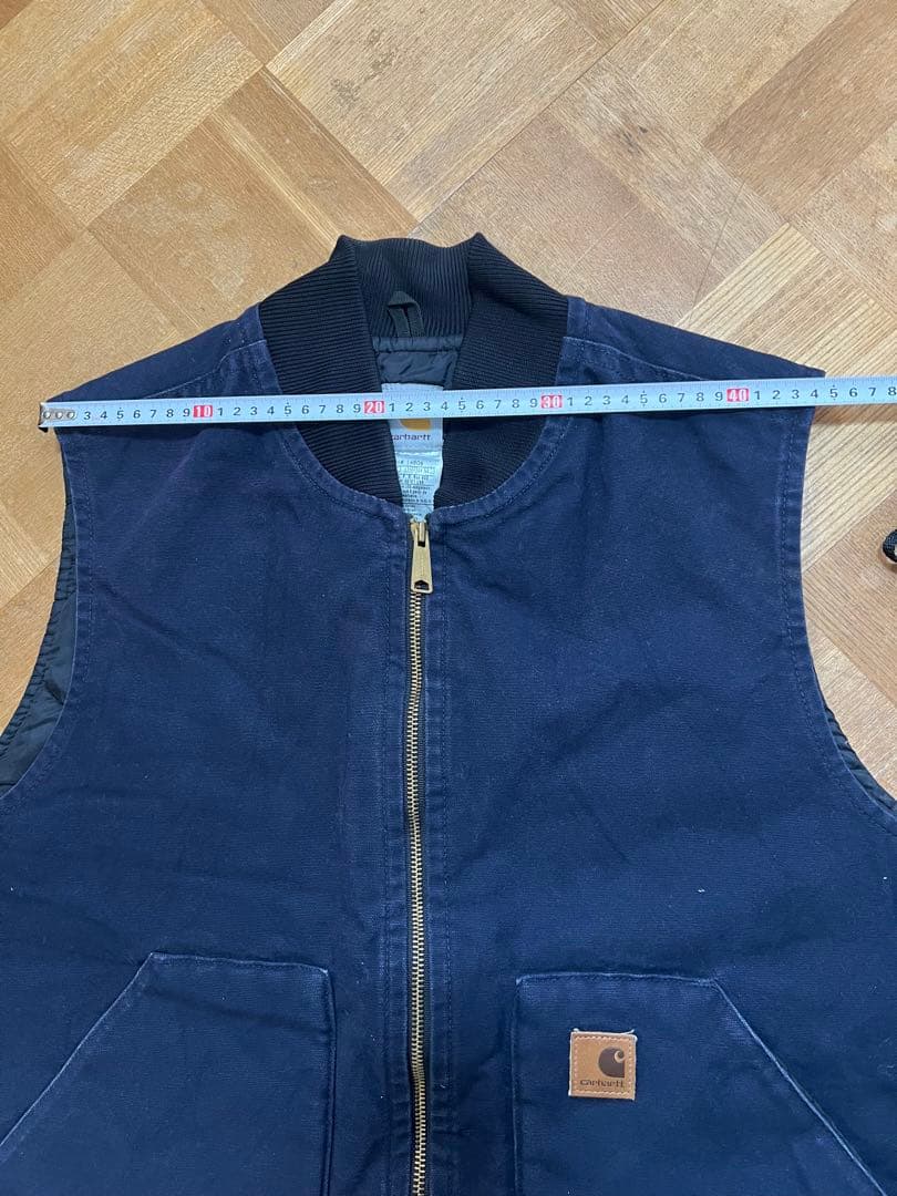 Carhartt ネイビー ダックベスト XL