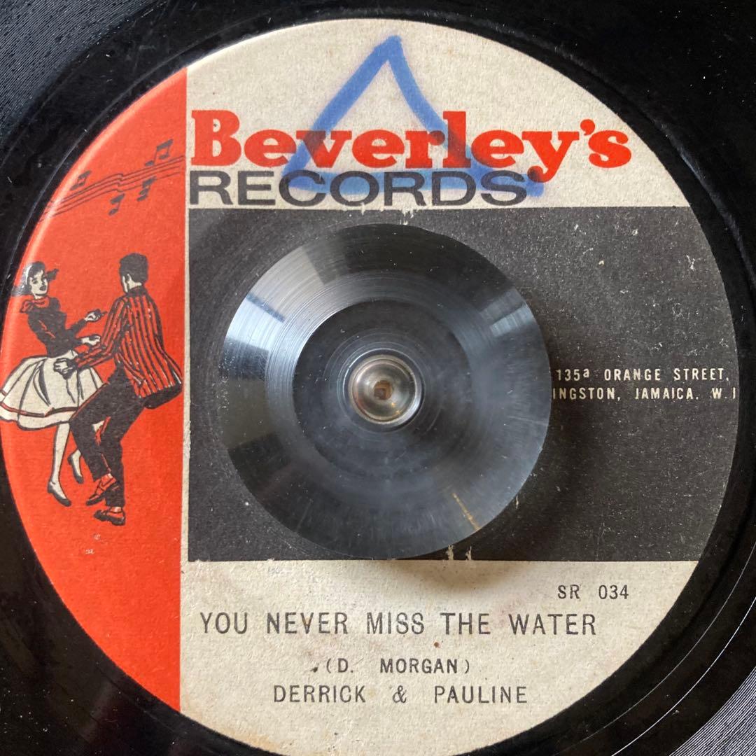 洋楽 DERRIK&PAULINE -YOU NEVER MISS THE WATER