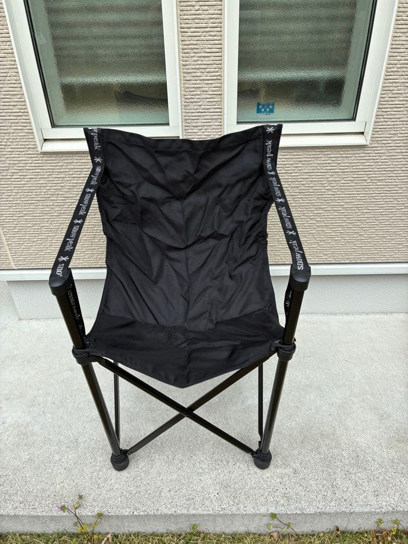 スノーピーク:スノーピークチェア(リボーン復刻版)BLACK EDITION