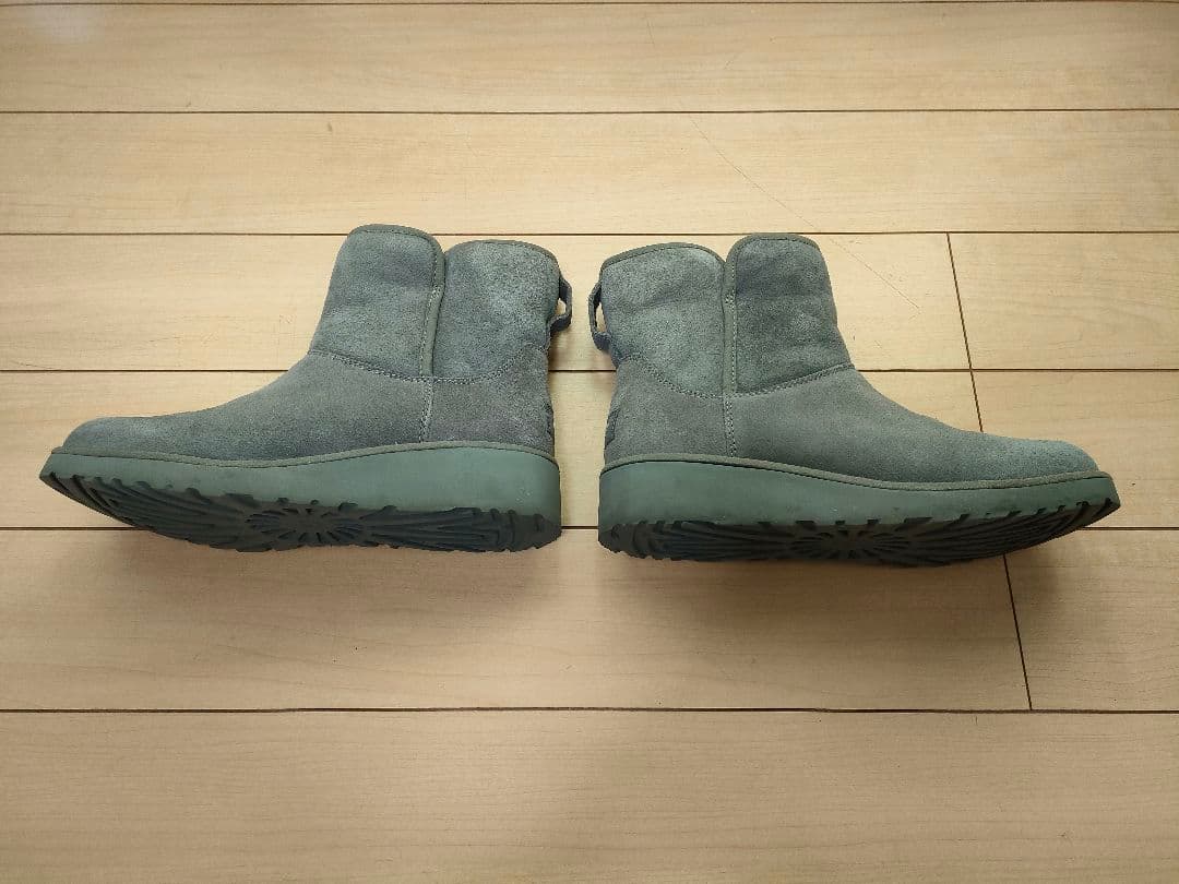 【即出荷可／美品】UGG ショートムートンブーツ F20016E 25㎝ グレー