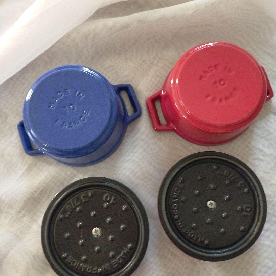 STAUB ココット10cm 2個　チェリー　ブルーベリー