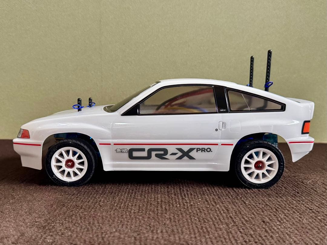 ジ*ィ様 タミヤ M-03Rシャーシ CR-Xボディ付 サンワ MX-6 プロポ