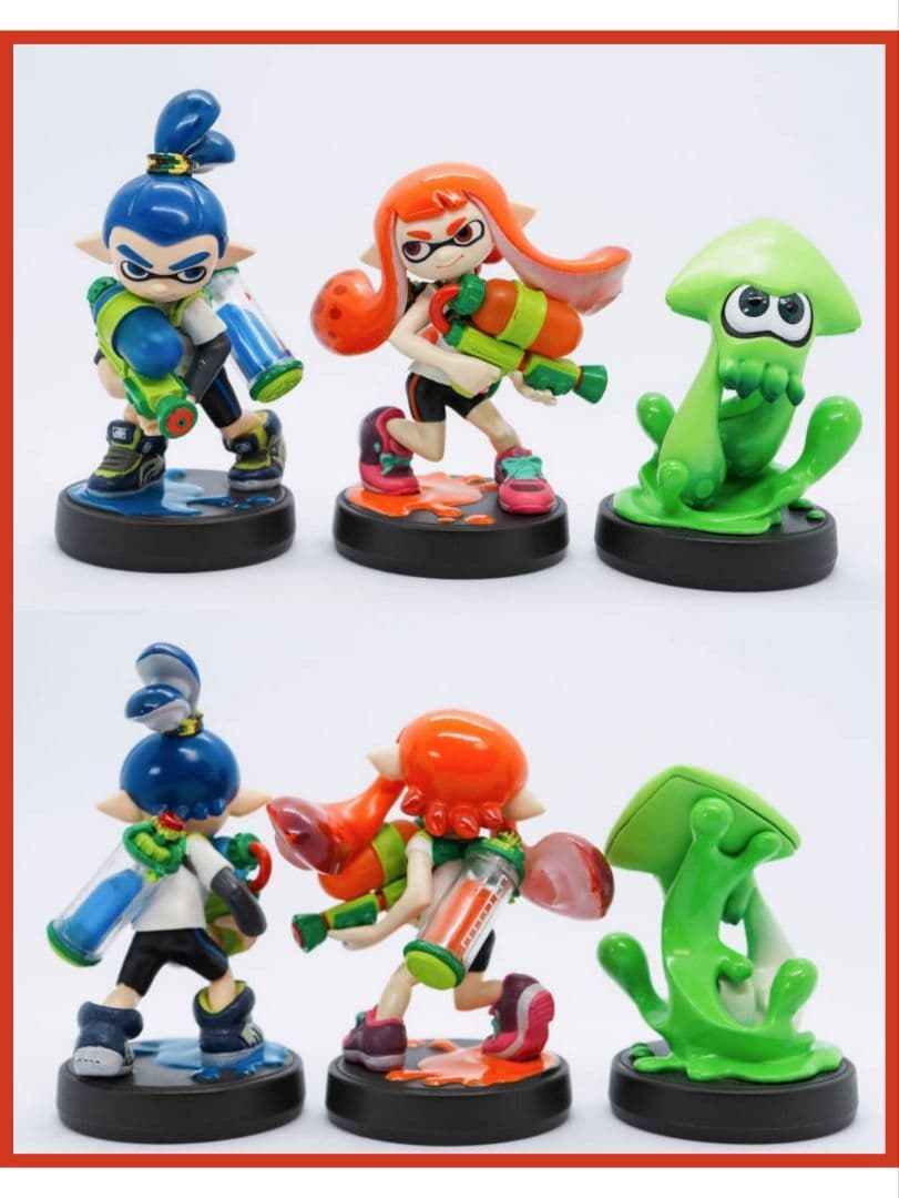 14体セット　アミーボ　amibo スプラトゥーン　セット　おまけ付き（リンク）