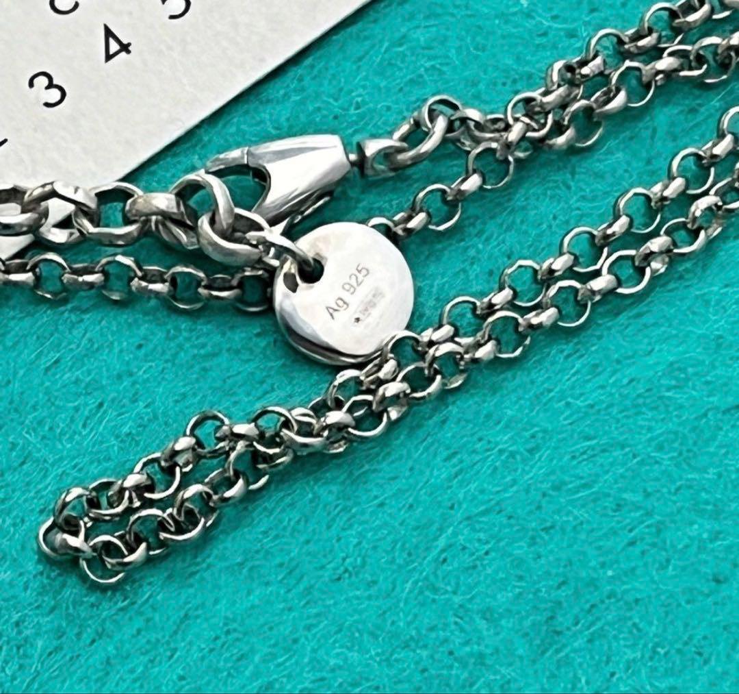 美品　GUCCI 2.2ミリ シルバー925チェーンネックレス