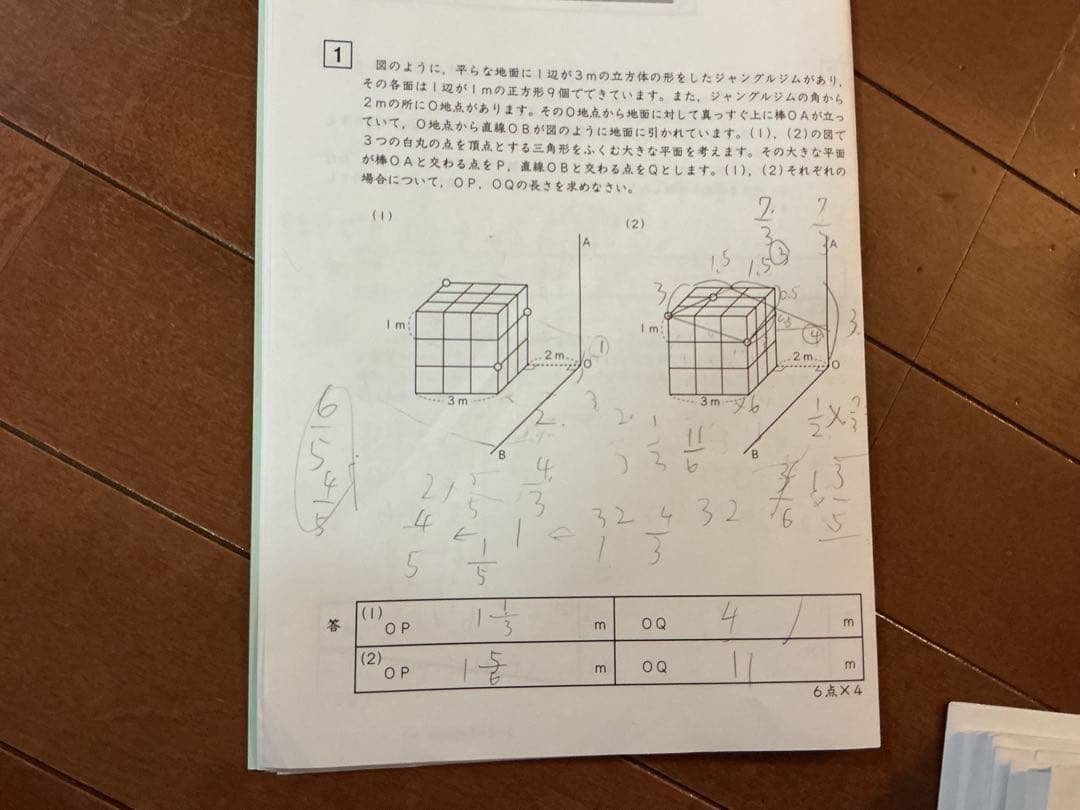 SAPIX 中学受験　聖光　開成　算数　土曜特訓　図形