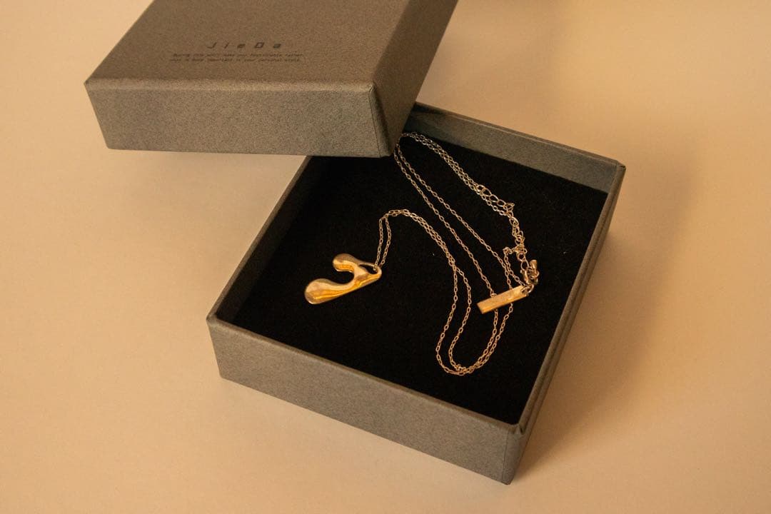 【Jieda】　925 SILVER J NECKLACE