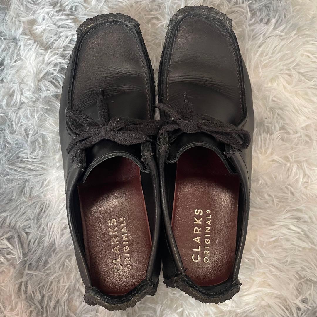 【美品】Clarks ORIGINALS クラークス ワラビー ナタリーブラック