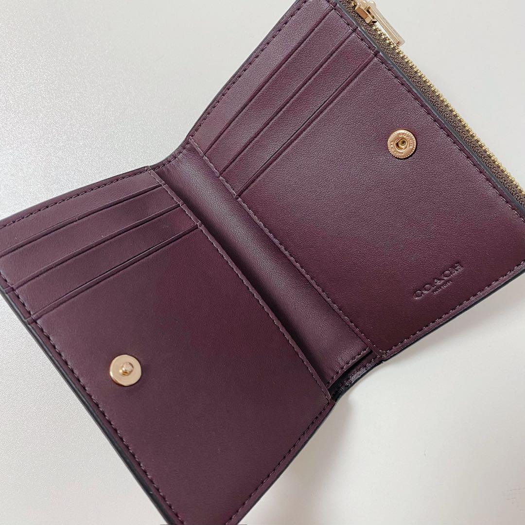 【新品未使用】COACHコーチ★財布★バイフォールドウォレット★ダークブラウン