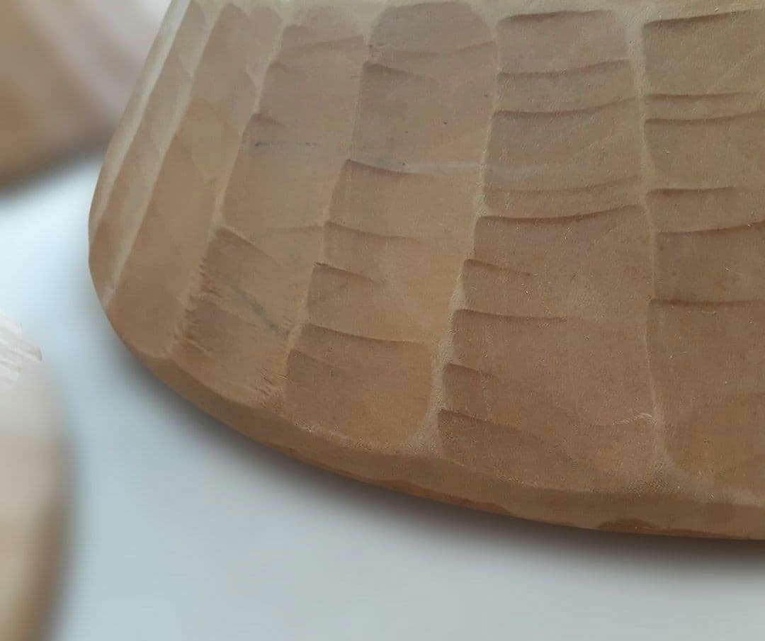 木製深皿 直径約30cm　高さ5cm　秋山郷　義春作　3枚セット