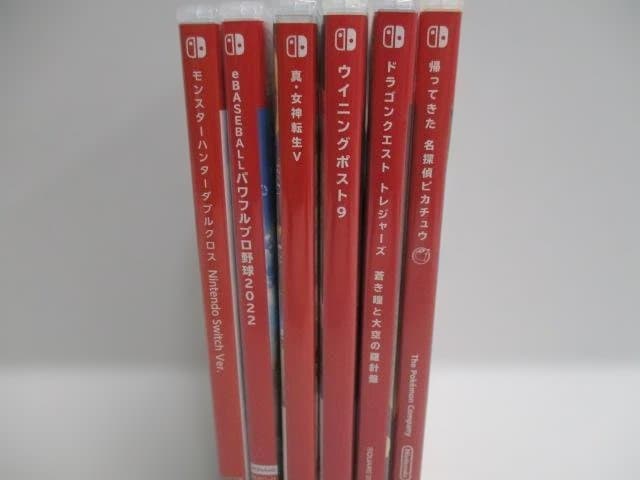 中古品大量セット　ニンテンドースイッチソフト