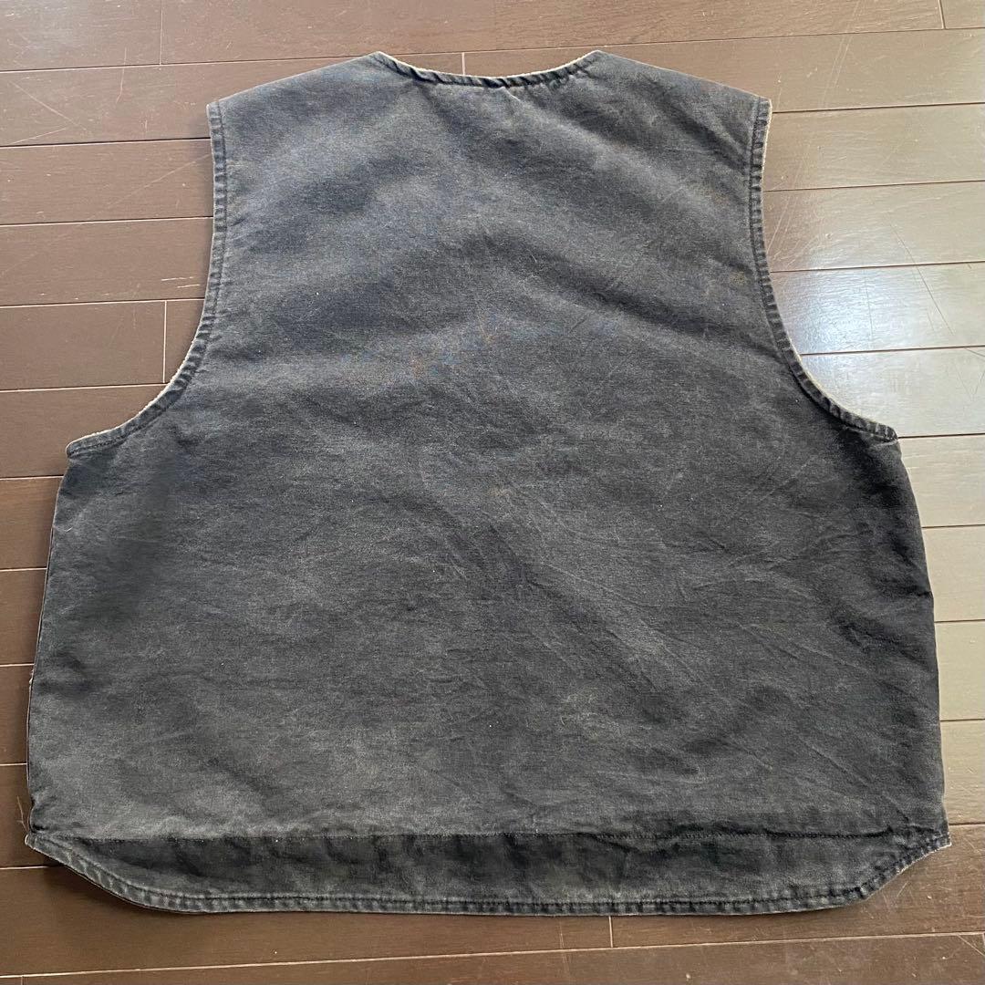 00s Carhartt ブラック ベスト 2XL