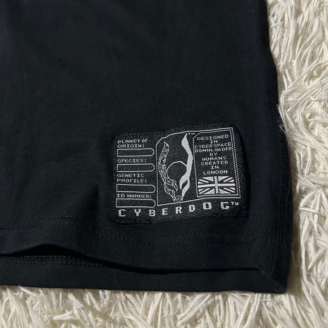 00s ARCHIVE CYBERDOG トップス 黒 Y2K チビT サイバー