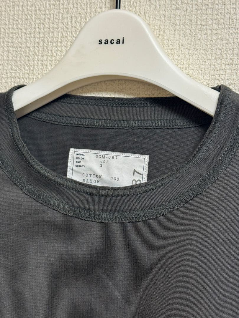 y*k様 sacai 24SS s Cotton Jersey ポケットTシャツ