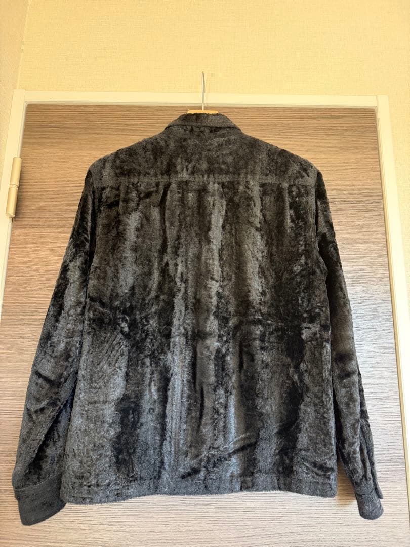 Supreme ブラック ジップアップジャケット