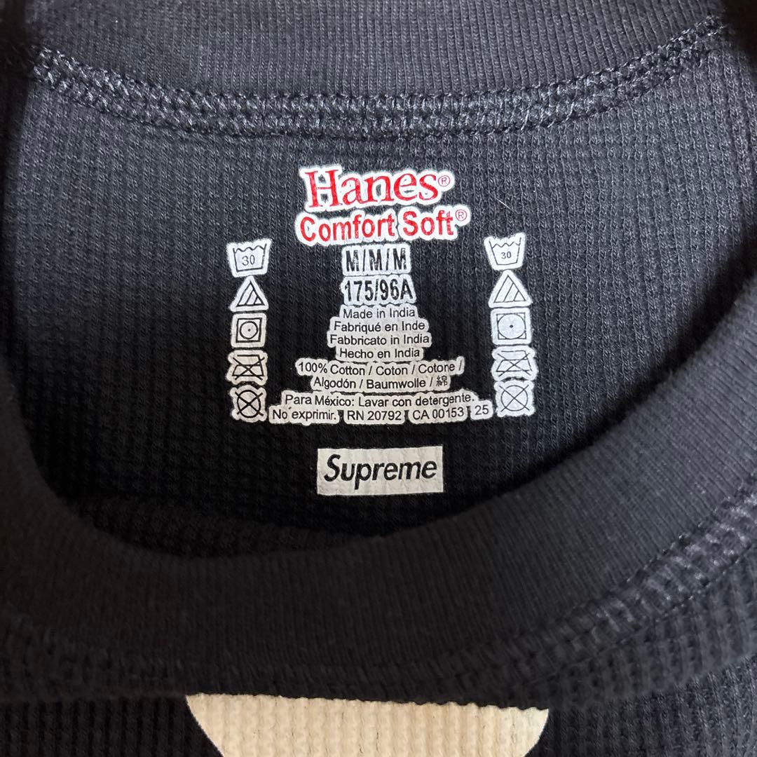 トップス Supreme Hanes Bones Thermal M