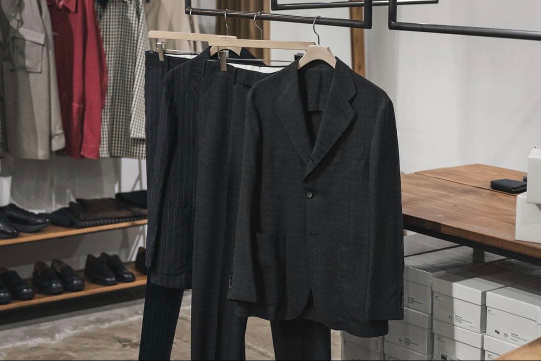山*ん様 MAATEE&SONS 24SS レーヨンセットアップ　c.gray