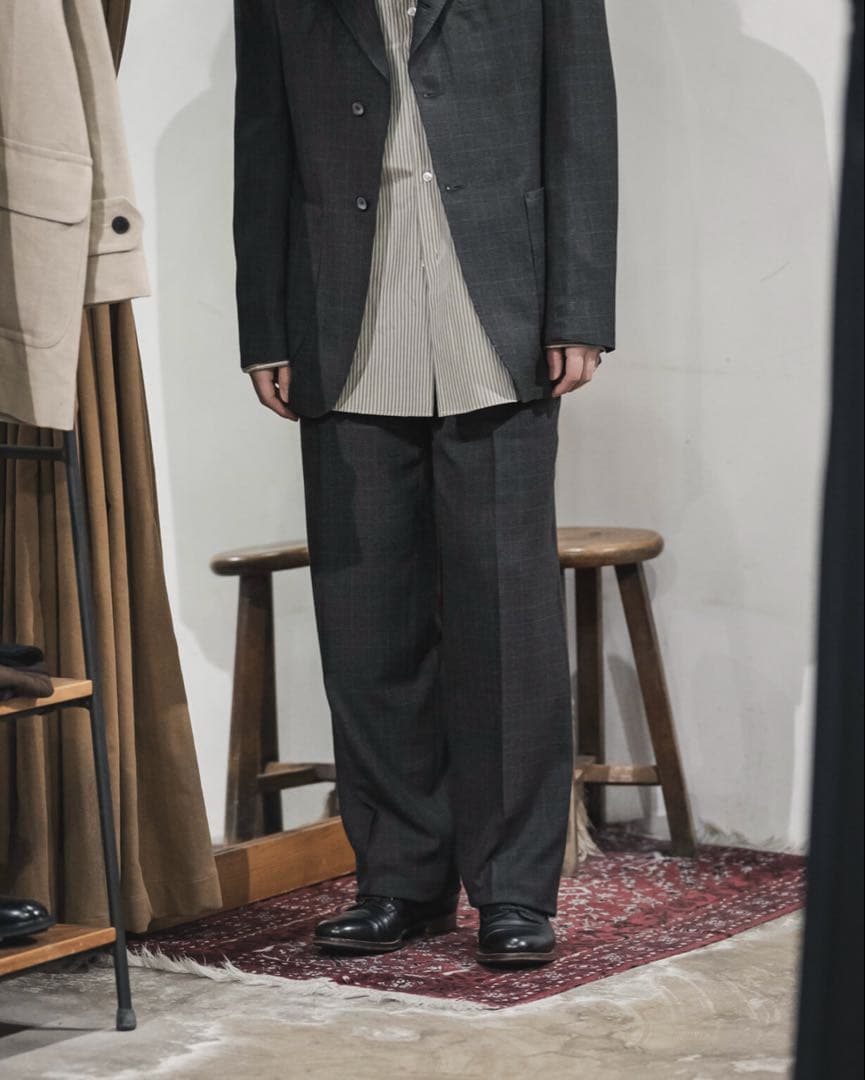 山*ん様 MAATEE&SONS 24SS レーヨンセットアップ　c.gray