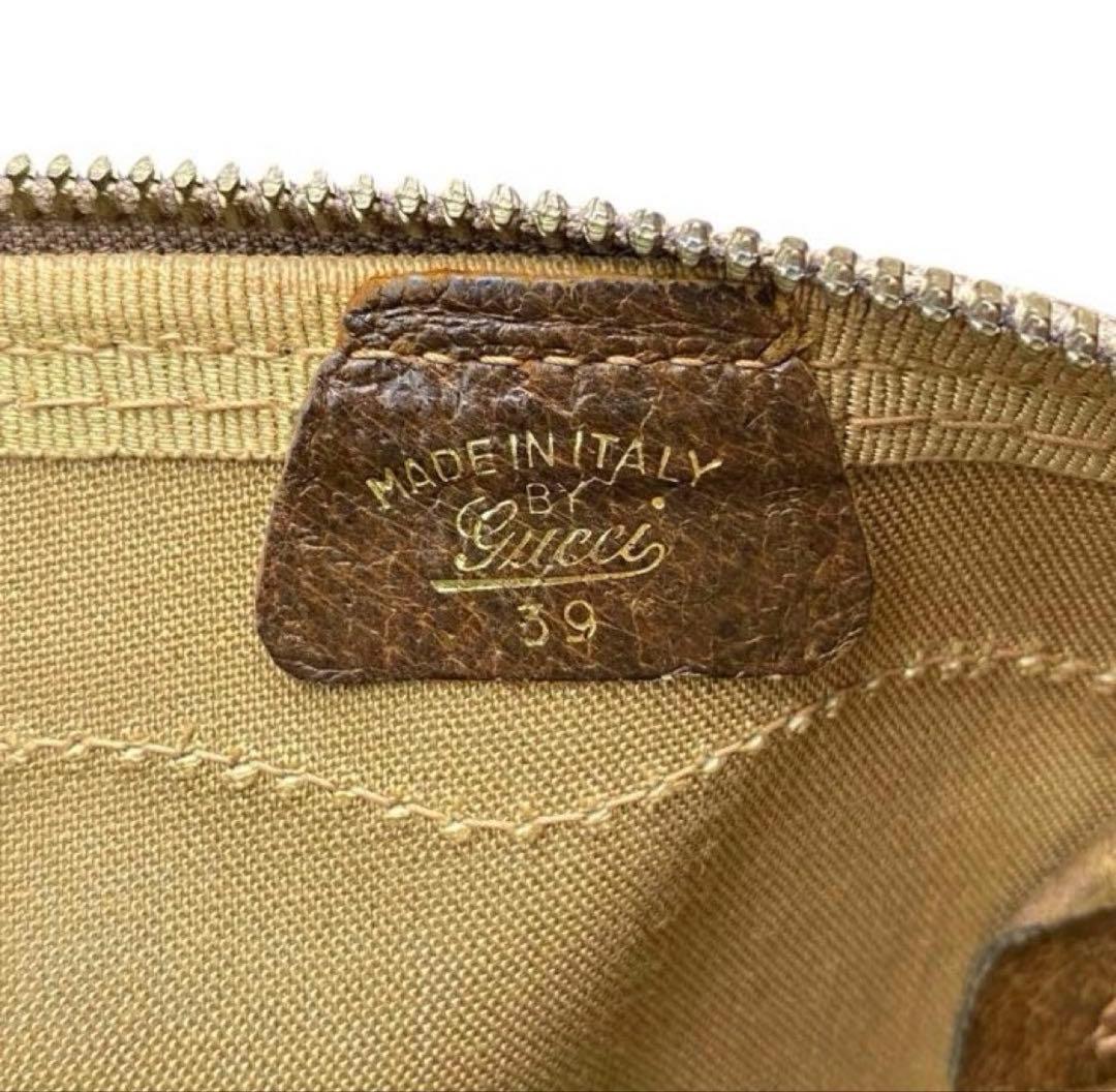良品 GUCCI OLD シェリーライン ビンテージ ボストンバッグ バッグ