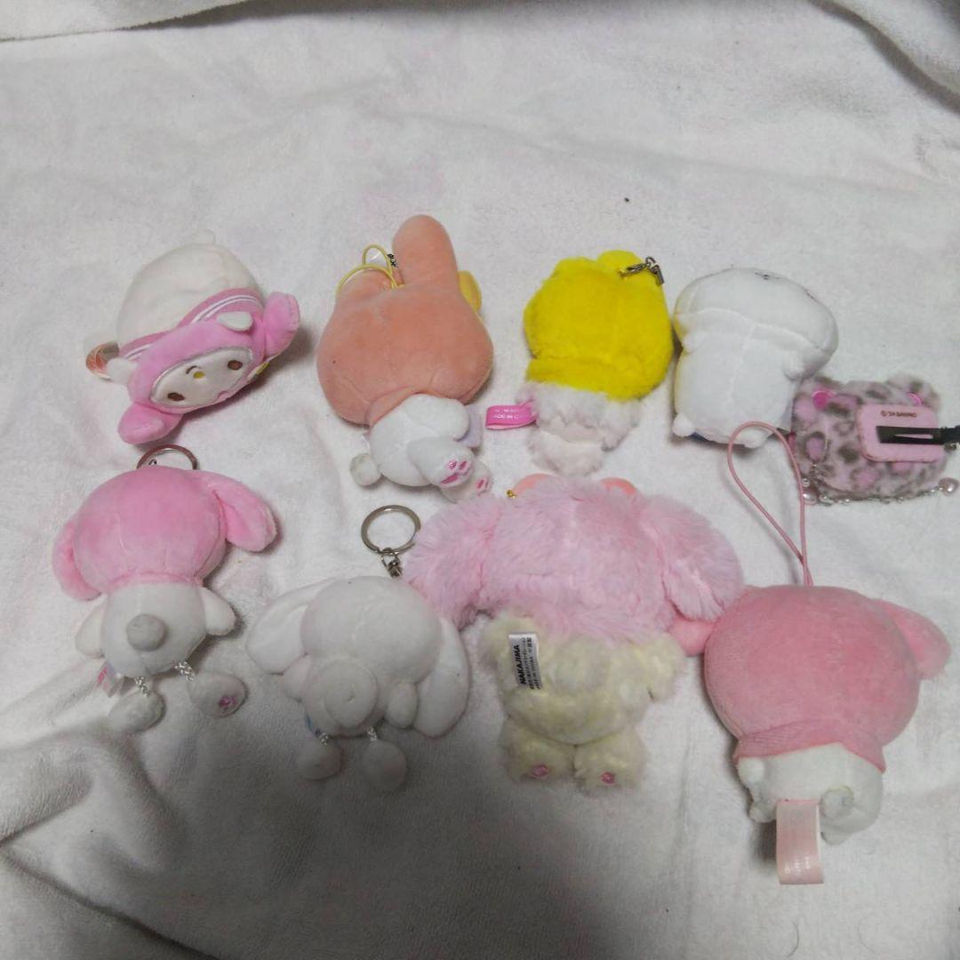 サンリオぬいぐるみマスコットなどセット　キティ　マイメロ　シナモロール ハンギョ