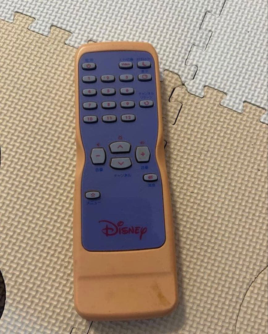 ディズニー　ミッキーマウス型　ブラウン管テレビ　プリンセスモデル