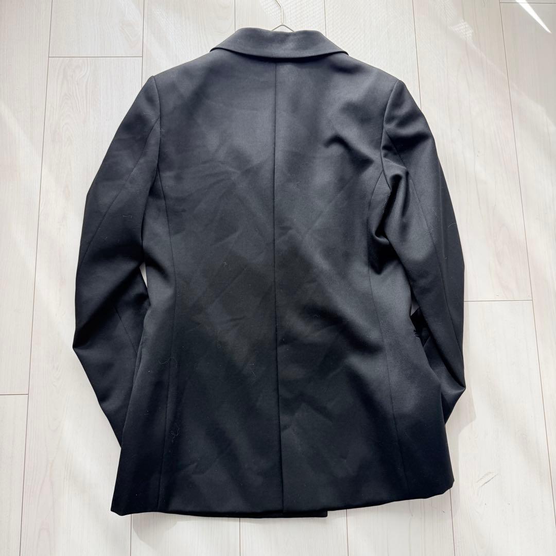 希少✨ルルウィルビー　金ボタン　ダブルブレストジャケット　ブラック　紺ブレ　S