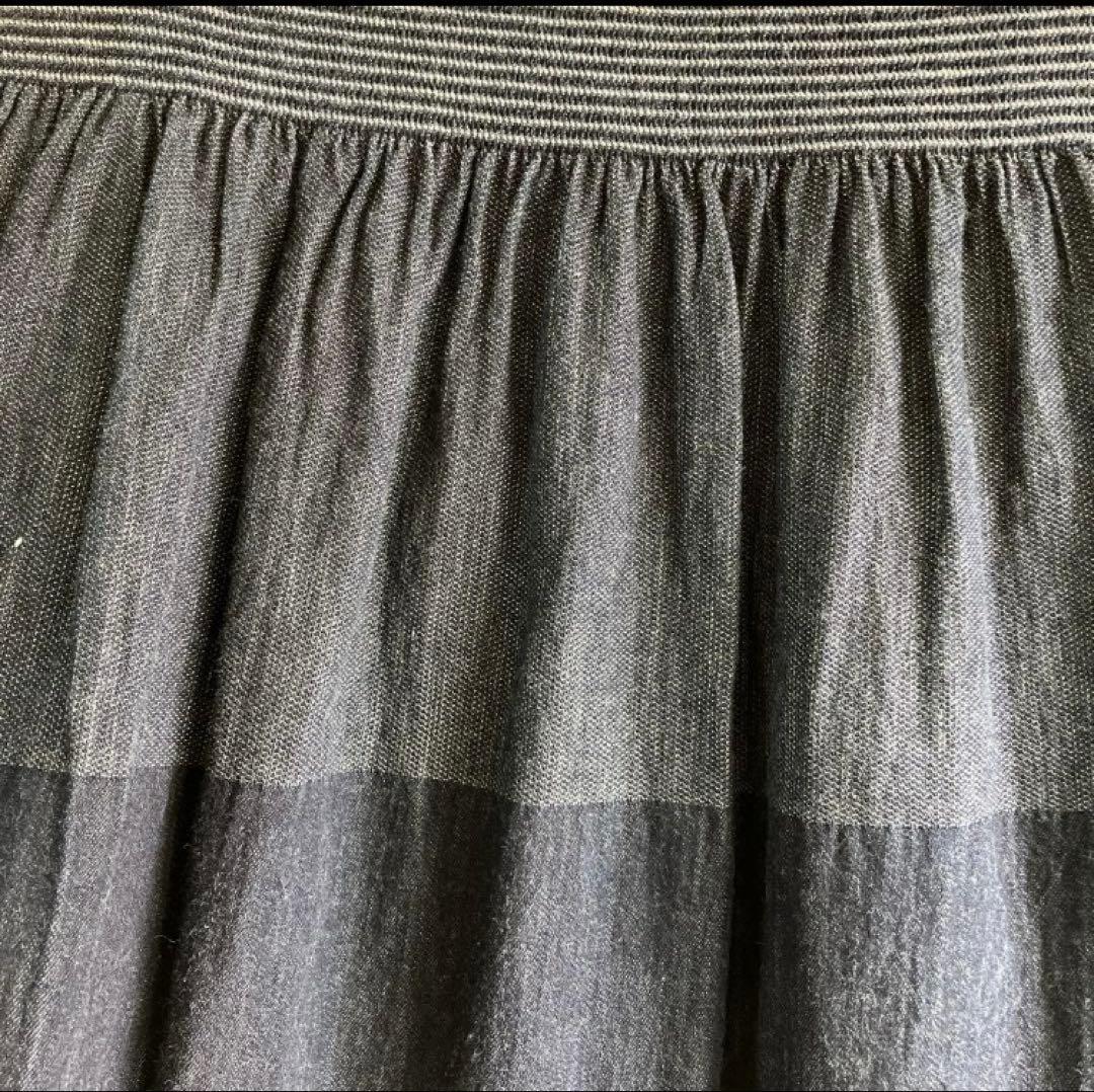 【美品】plantation bizenパーツストレッチ　スカート