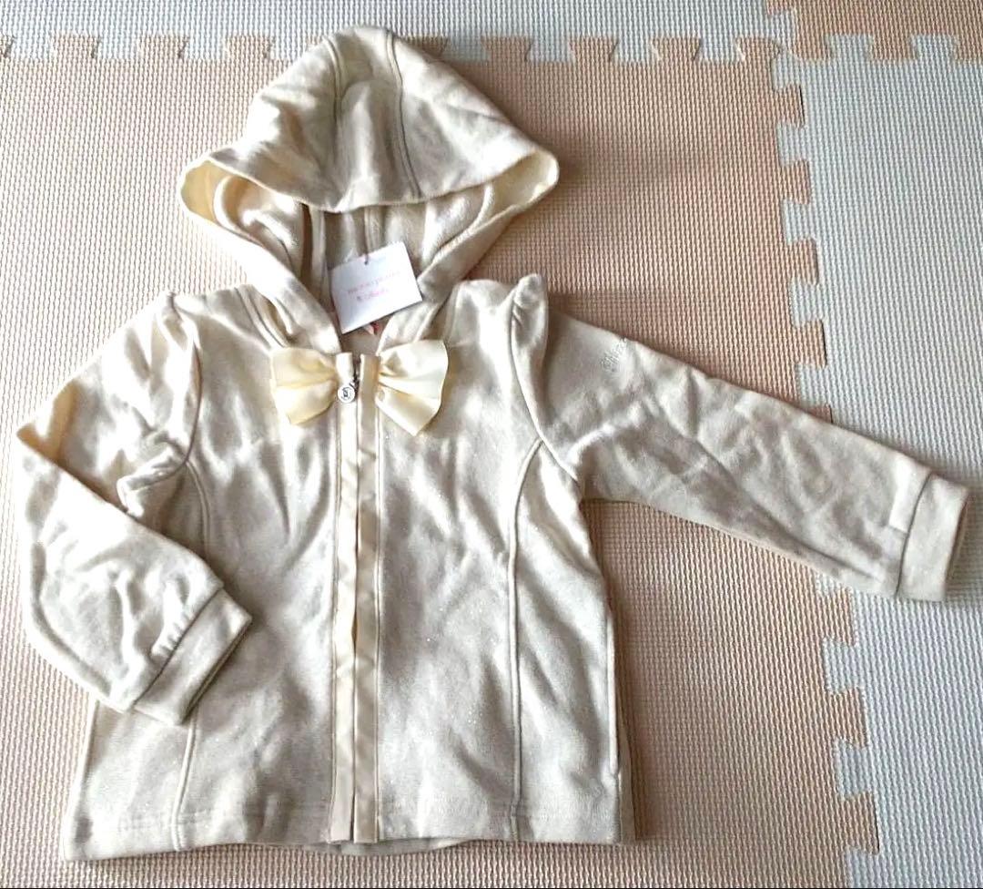 【新品・未使用】mezzopiano パーカートップス　チュールスカートパンツ