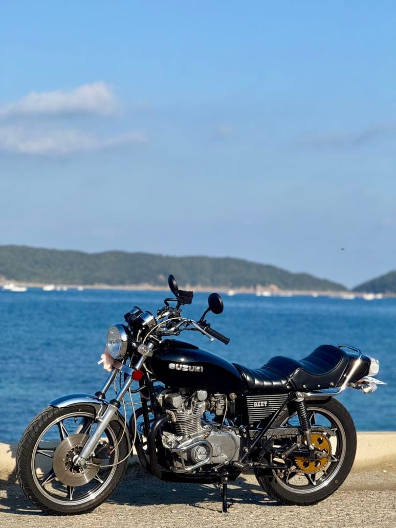 gs400 オオカワ鋲打ちタックロール
