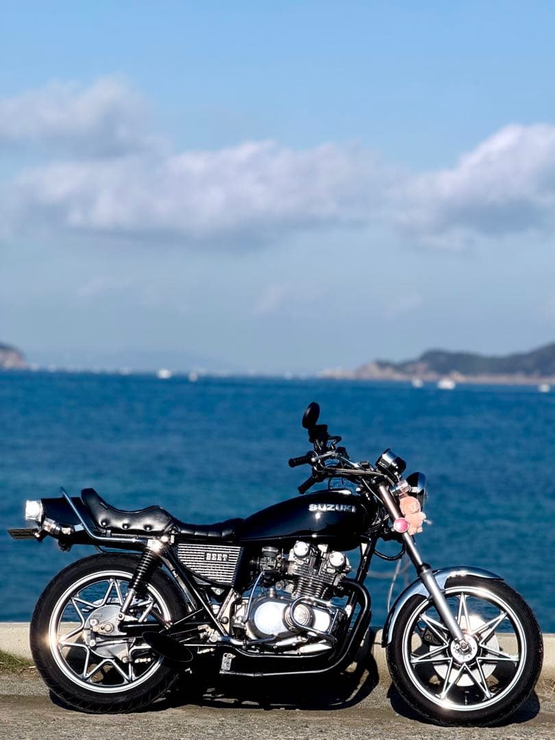 gs400 オオカワ鋲打ちタックロール