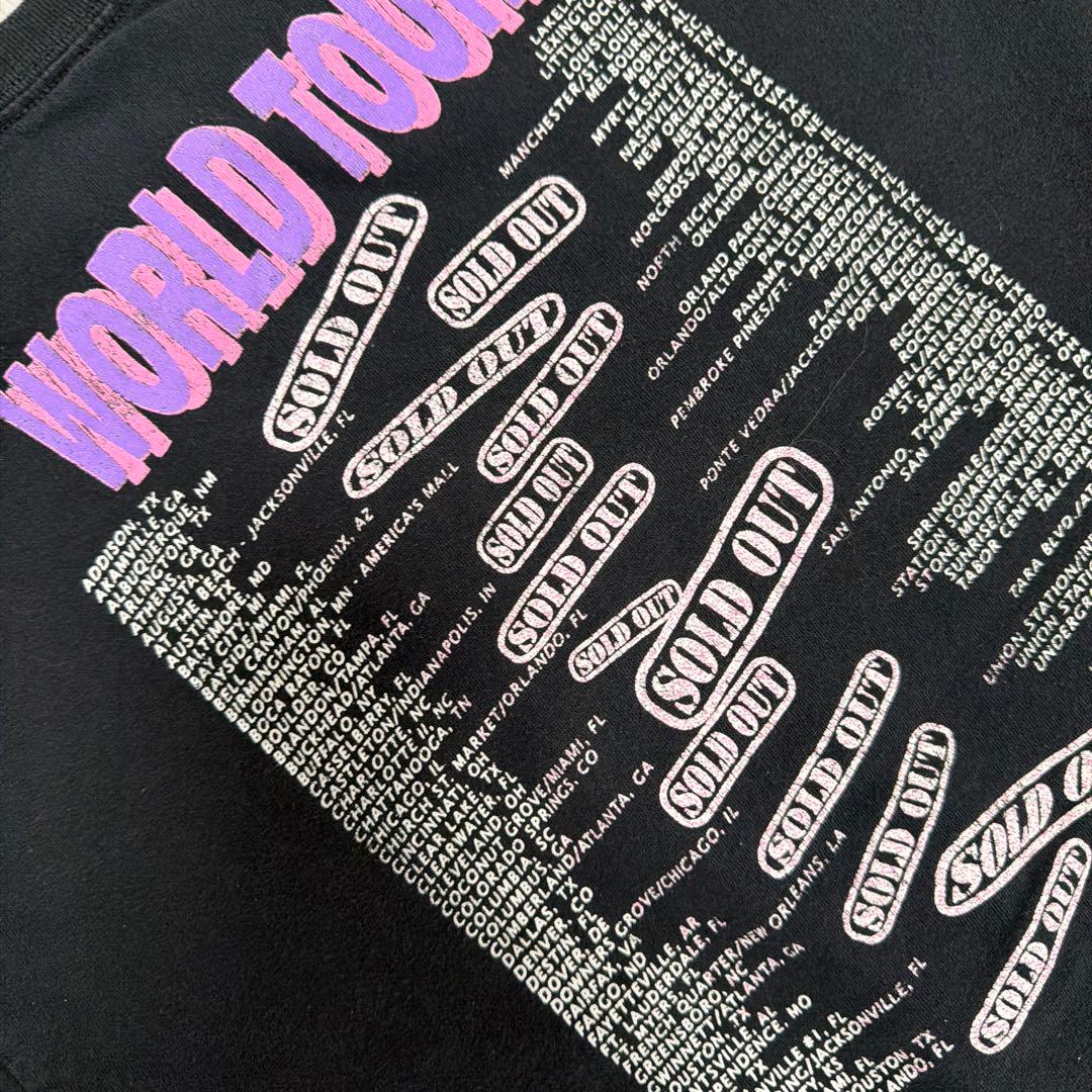 深瀬着用　Lサイズ　HOOTERS WORLD TOUR フーターズ　Tシャツ
