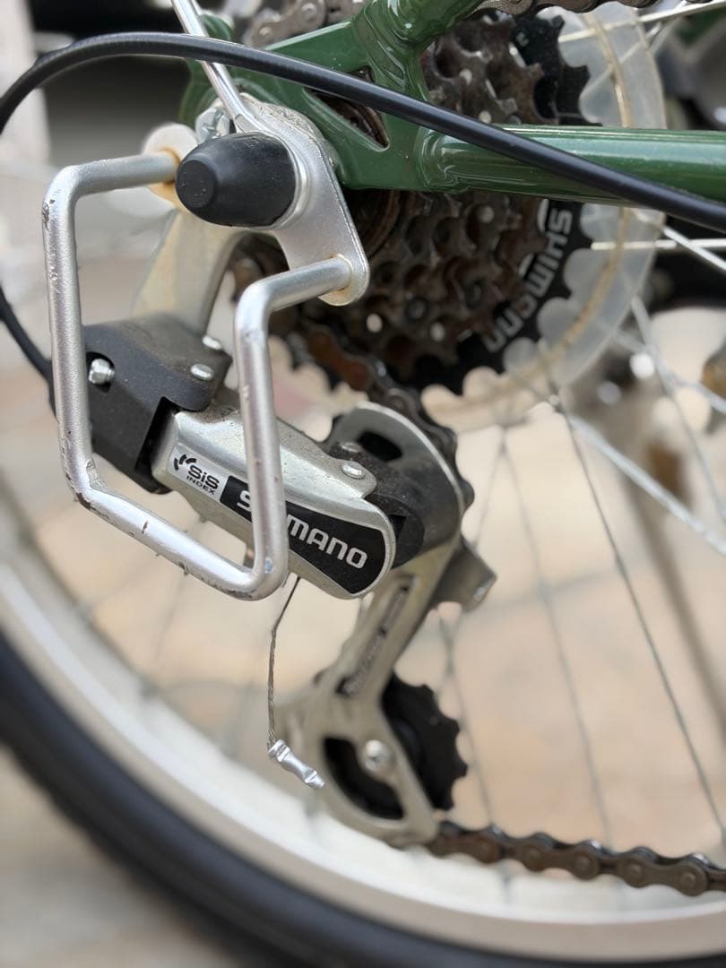 折り畳み自転車simple style グリーン