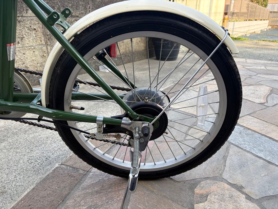 折り畳み自転車simple style グリーン