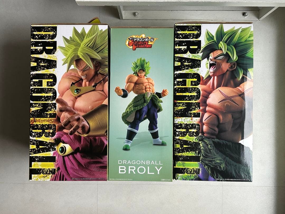 M*9様 一番くじ ドラゴンボール ブロリー フィギュア B賞 C賞 D賞 セッ