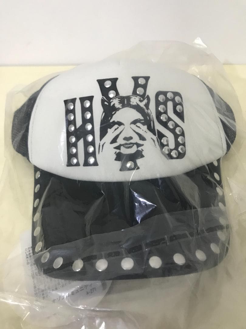 新品- タグ付き ヒステリックグラマー　スタッズメッシュキャップ #