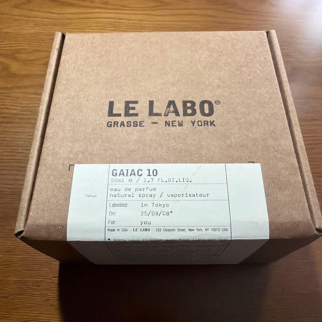LE LABO GAIAC 10 オードパルファム 50ml