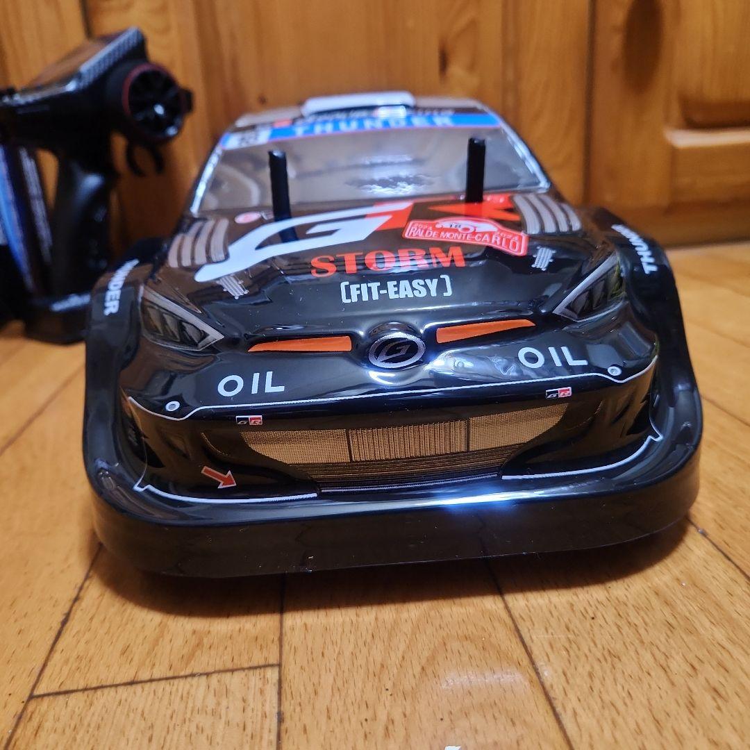 タミヤ ドリフト ラジコン フルセット　TT01　　黒ラリー　ボディ　tt02②