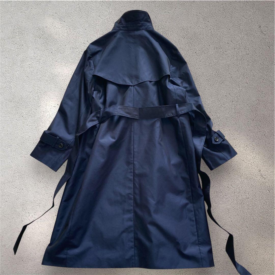 【新品】INDIVI 定番人気 大きいサイズ 定価3.4万 トレンチコート 13
