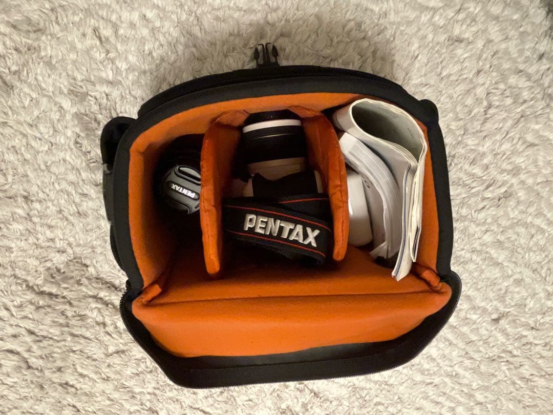 PENTAX K-50 ホワイト ダブルレンズセット バッグ付
