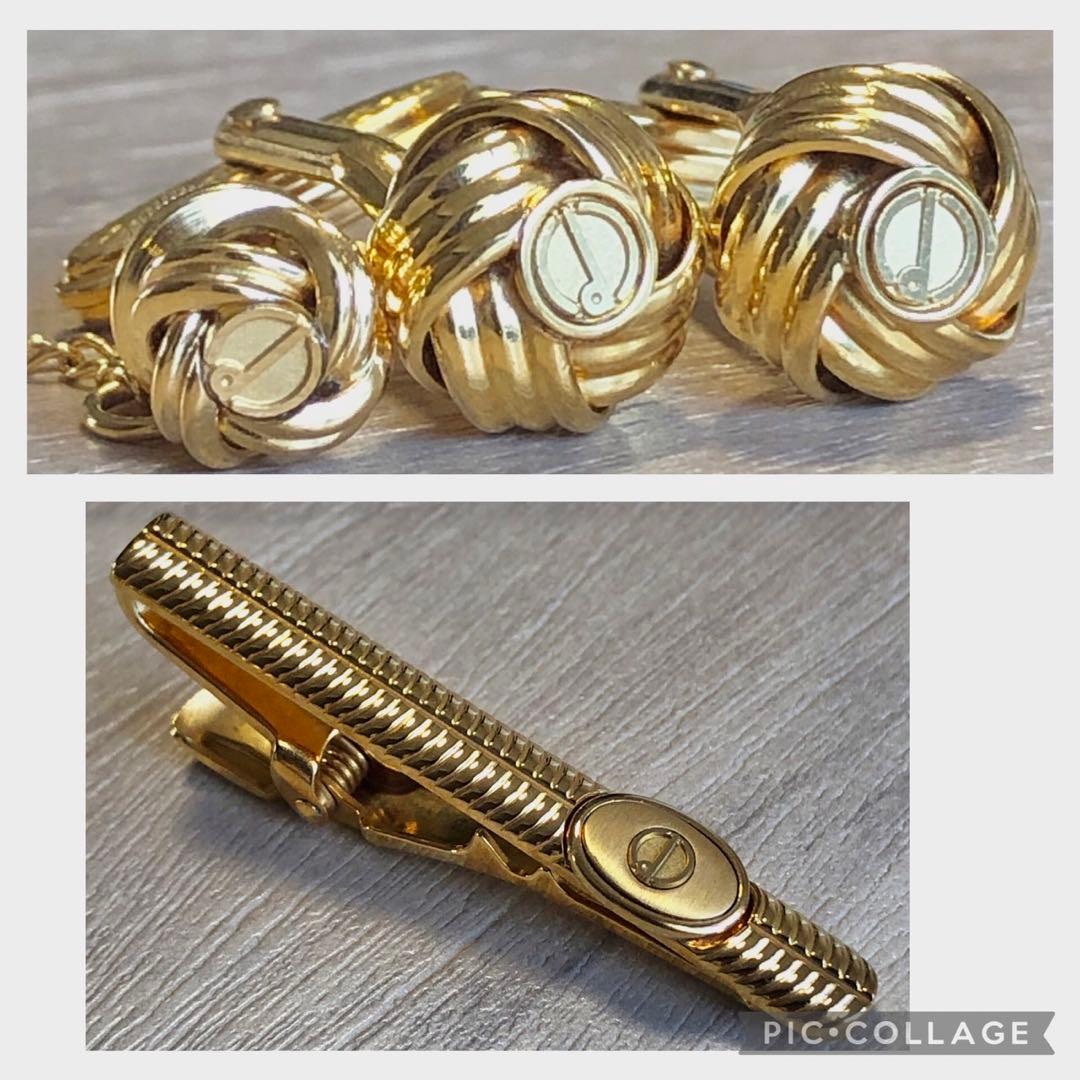 dunhill ダンヒル　ゴールド カフリンクス タイピン　セット　レア