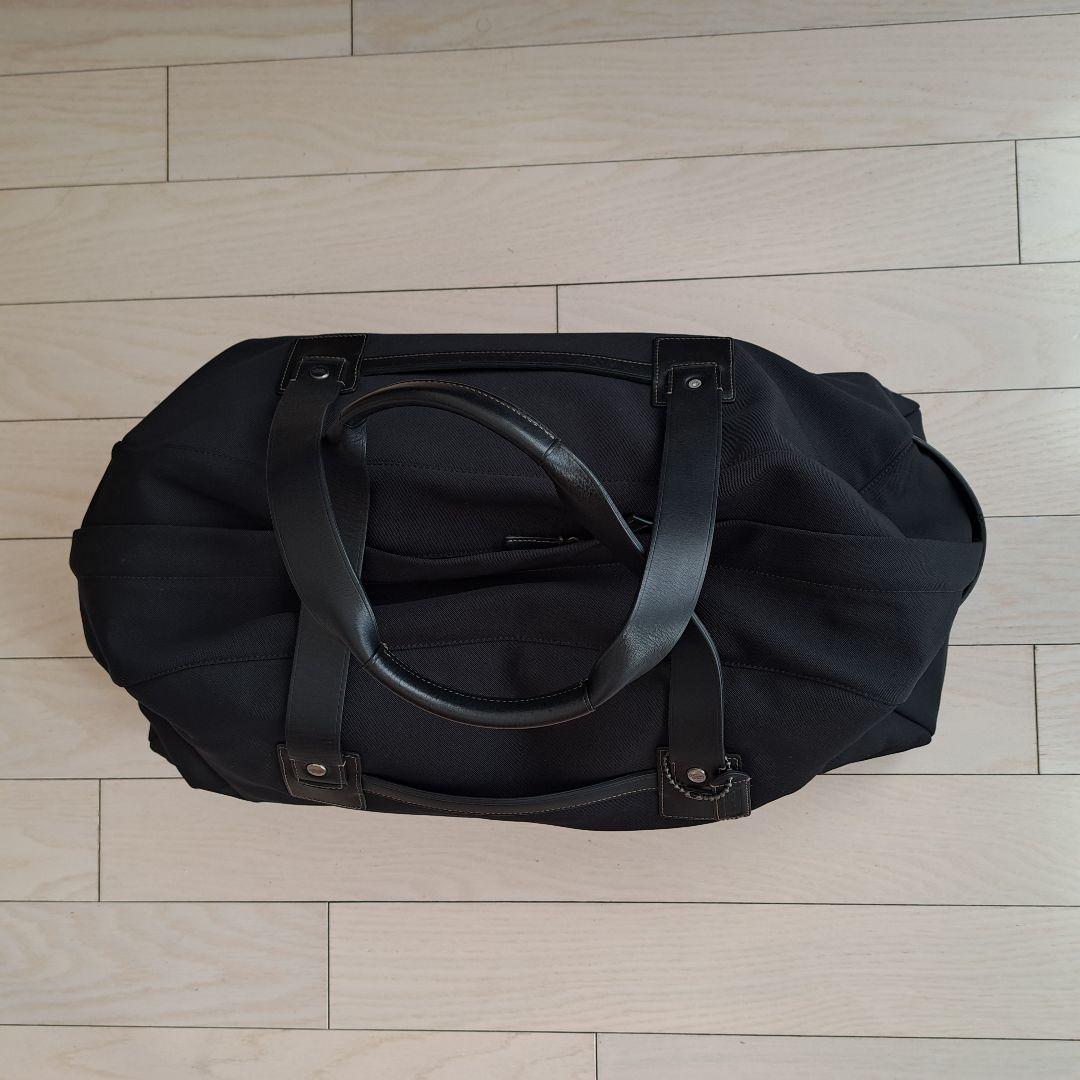 COACH 大容量 黒のボストンバッグ 旅行用バッグ