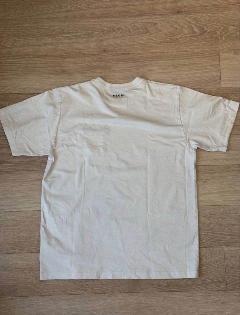 専用　sacai × KAWS 21AW 刺繍ロゴ ポケットTシャツ
