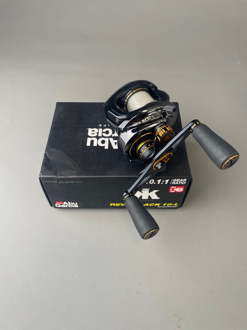 abu アブ revo black 10 ブラック10 レフト 美品