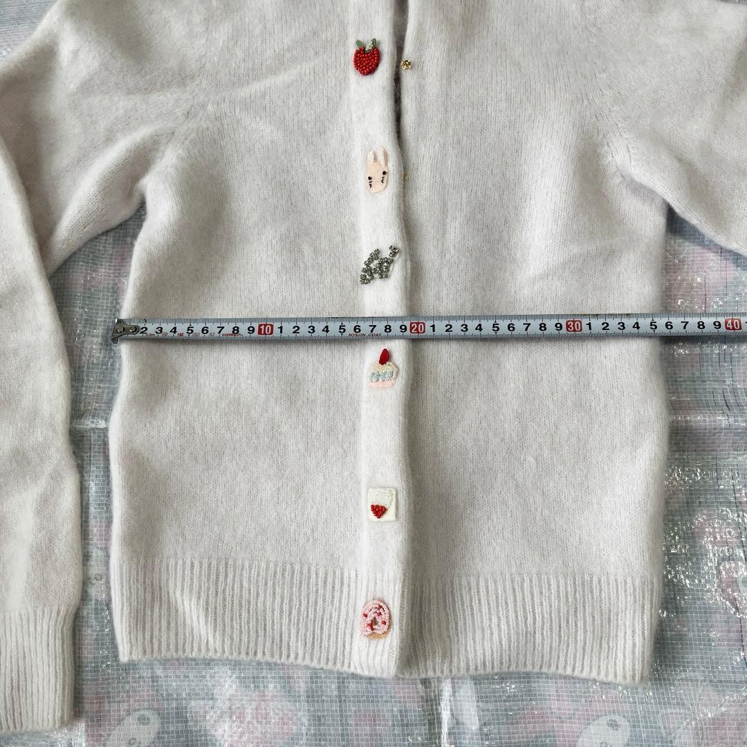 フランシュリッペ　刺繍ビーズが可愛いカーディガン♪