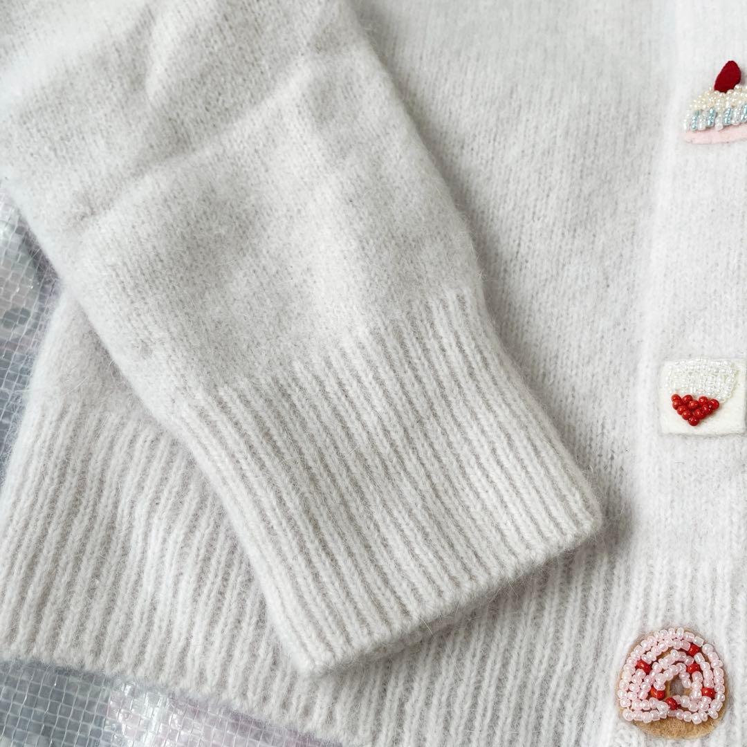 フランシュリッペ　刺繍ビーズが可愛いカーディガン♪