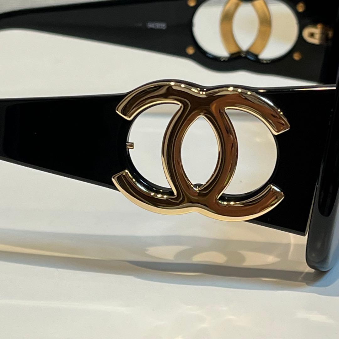 CHANEL シャネル サングラス ココマーク ビッグココ ブラック 05253