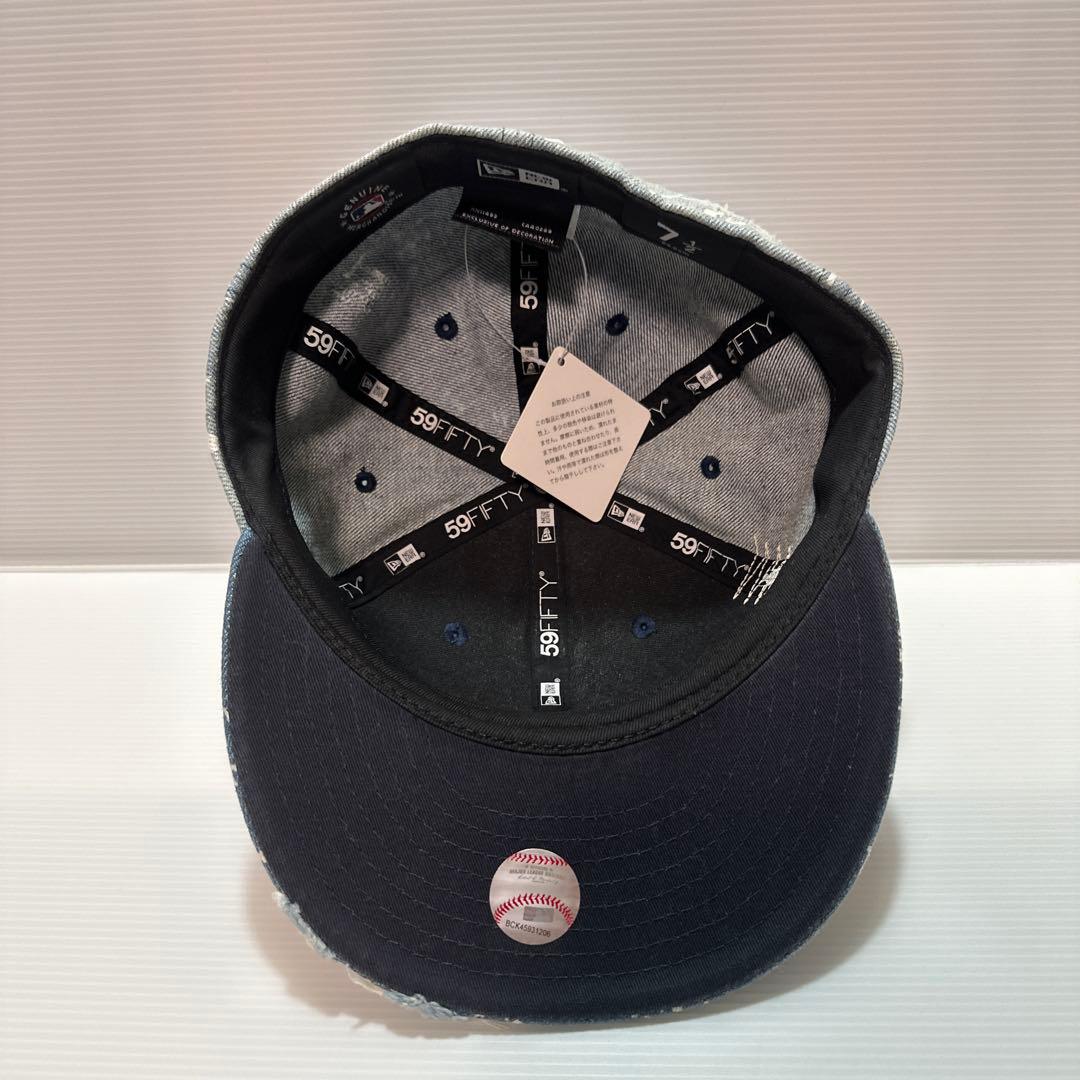 新品未使用New Era 59FIFTY デニムキャップ 7 1/2