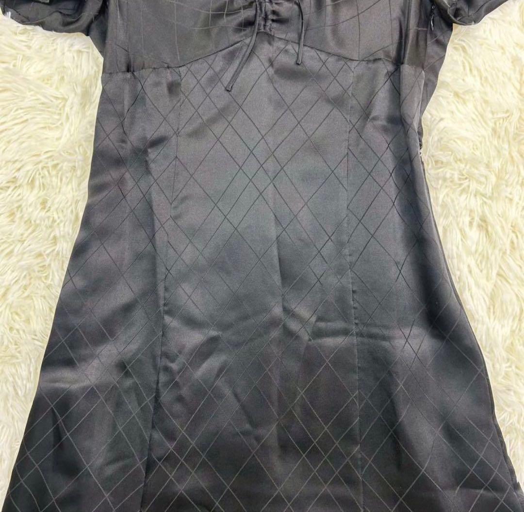 【美品】BURBERRYバーバリーロンドン シルク100%ワンピース サイズ40